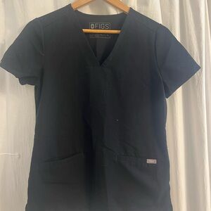 FIGS Women’s XS Black Scrub Top